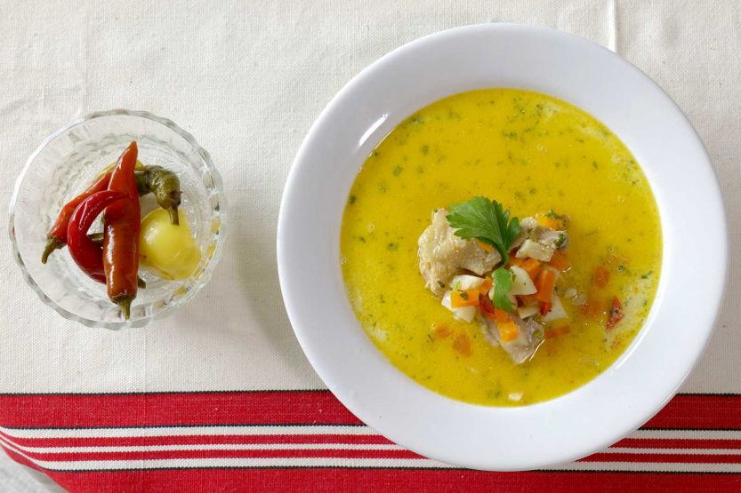 Erdély ízei: Csirke csorba