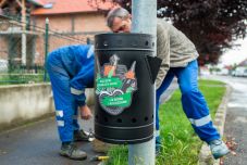 Hatszáz új, strapabíró utcai szemetest helyeznek ki Sepsiszentgyörgyön