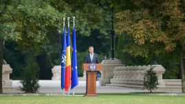 Iohannis kitüntette a görögországi erdőtűzben szolgálatot teljesítő romániai csapatok parancsnokokait