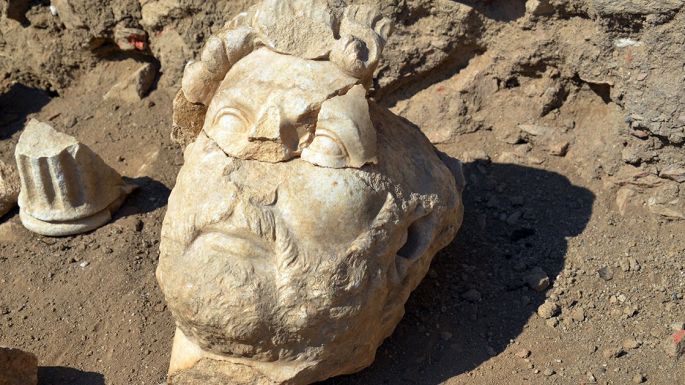 Ritka római császárszobrot találtak Törökországban