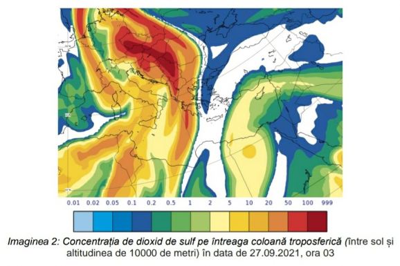 Vulkánihamu-felhő vonul át a napokban Románia felett