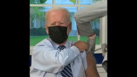 Kamerák előtt, élő adásban oltották be harmadszor is Bident