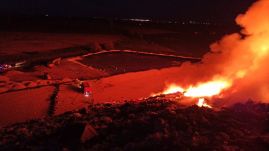 Harmadik napja ég az aradi szeméttelep