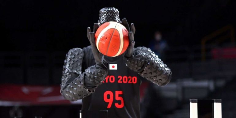 Kosarazó robot az olimpia új sztárja
