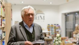 Kiss Jenő nyugalmazott könyvtárigazgató Sepsiszentgyörgy idei Pro Urbe díjasa