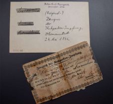 Egy 175 évvel ezelőtt kiadott oltási igazolás a hónap kiállítási tárgya Marosvásárhelyen