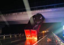 Ijesztő baleset történt a dél-erdélyi autópályán