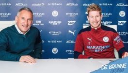 A ManCity 2025-ig hosszabbított Kevin De Bruynével