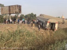 Tizenegyen meghaltak egy vonatbalesetben Egyiptomban