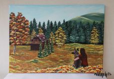 Színfoltok – fiatal tehetség állította ki festményeit a kézdivásárhelyi Vigadóban