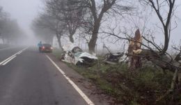 Szó szerint kettészakadt egy Audi A6-os a tragikus autóbalesetben