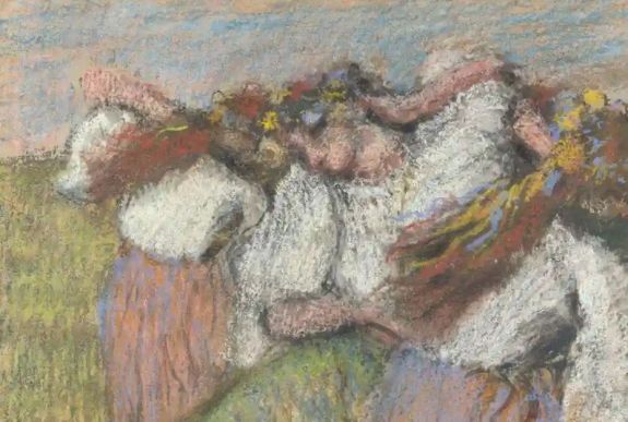 Ukrán táncosokra cserélték Degas Orosz táncosok című művének címét