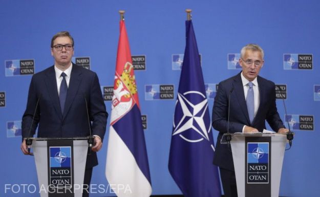 Stoltenberg: a KFOR kész beavatkozni a szerb–koszovói régió stabilitása érdekében