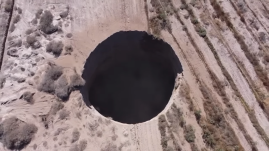 Rejtély: megnyílt a föld Chilében (VIDEÓ)