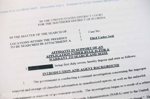 A Trump-házkutatás nyilatkozatának felét tett olvashatóvá az igazságügyi minisztérium