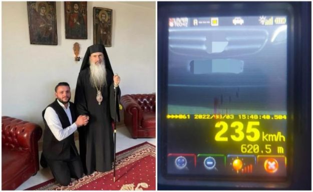 Az égiek óvták – több mint 230-cal száguldott az ortodox érsek sofőrje, főnöke is vele volt