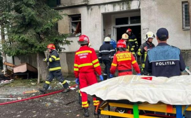 Robbanás volt egy marosvásárhelyi tömbházban