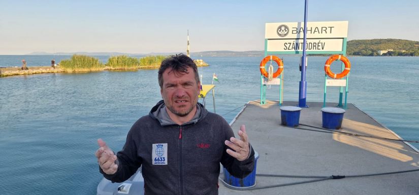 Nem bírta a Balatont Avram Iancu gyomra 