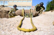 Megkezdődött a Veszprémben talált 500 kilogrammos légibomba hatástalanítása