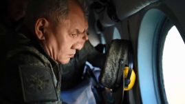 Szemlét tartott az orosz harcoló alakulatoknál az orosz védelmi miniszter