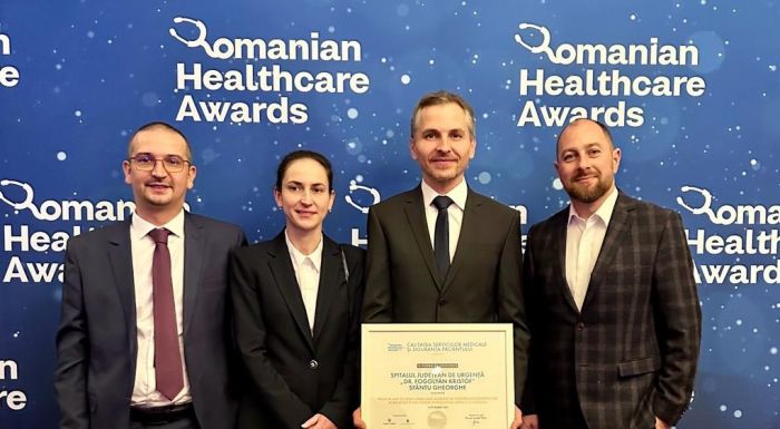 Díjazták a sepsiszentgyörgyi kórház orvosi szolgáltatásait