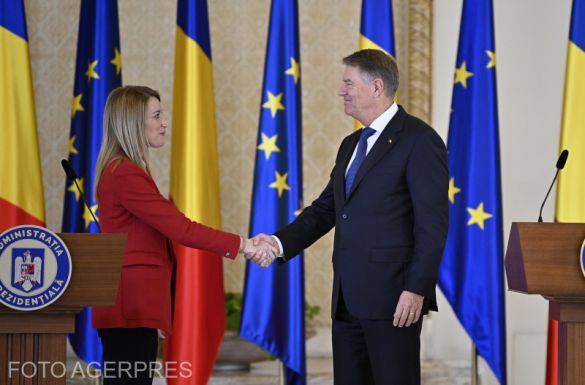 FRISSÍTVE – Roberta Metsola Bukarestben: Romániának a schengeni övezetben a helye