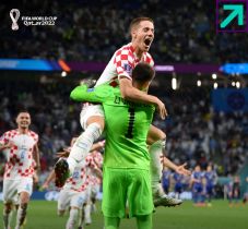 Katar 2022: kín-keservesen, büntetőkkel jutott tovább Horvátország