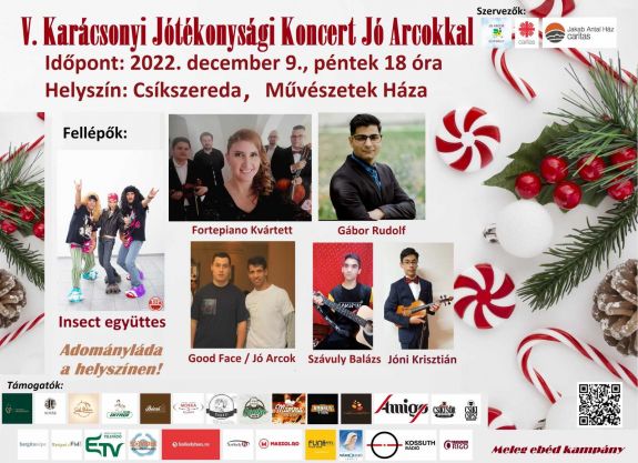 Karácsonyi jótékonysági koncertet szerveznek Csíkszeredában