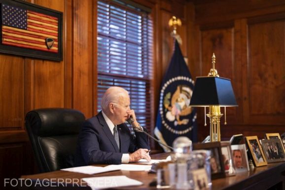 Joe Biden telefonon egyeztet pénteken több európai vezetővel, köztük Klaus Iohannisszal