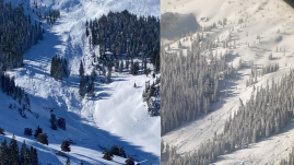 Lavina temetett maga alá egy menedékházat a Radnai-havasokban