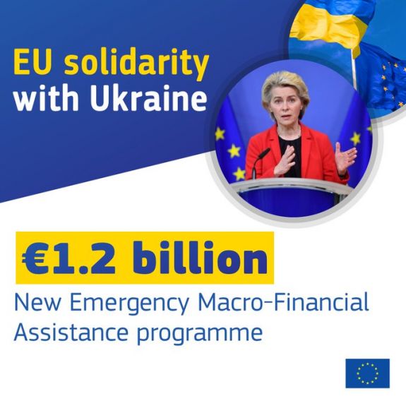 Ukrajna 1,2 milliárd eurós pénzügyi támogatást kap az EU-tól