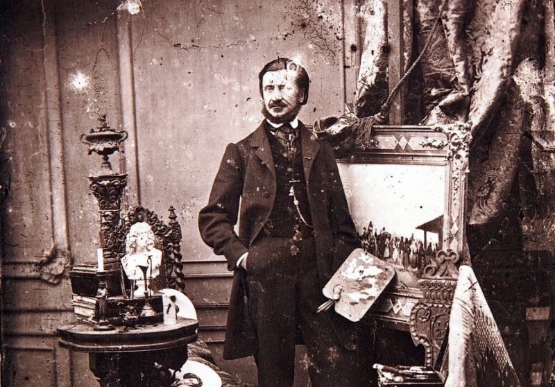 210 éve született Szathmári Pap Károly, a fényképező festő