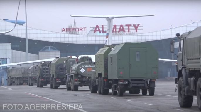 Hazaindultak Kazahsztánból az ODKB békefenntartóinak első orosz alegységei