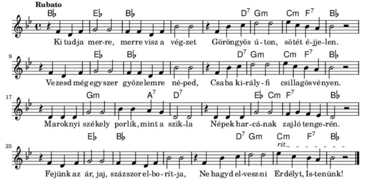 Kiemelt nemzeti érték lett a Székely himnusz