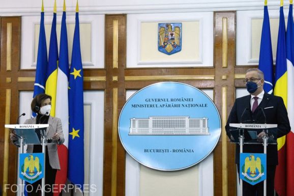 Stratégiai kérdésekről egyeztetett a román és a francia védelmi miniszter