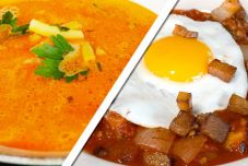 Zöldpaszulyleves és lecsó a hétvégére