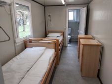 Újra felépítik Csíkszeredában a mobil kórházi részleget a koronavírus terjedése miatt