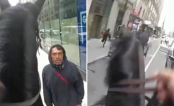 Westernfilmbe illő üldözés zajlott New York belvárosában