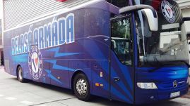 FRISSÍTVE - Elfogták a Slovan Bratislava autóbuszát megdobáló budapesti férfit