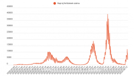 Csökkent az új fertőzöttek száma, de nőtt azoké, akiket kórházban kezelnek