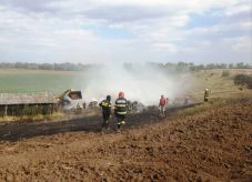 Sok hektárnyi búza és repce égett le egy eldobott cigarettavég miatt 