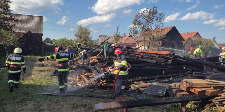 Jelentős anyagi károk maradtak a gyergyóalfalvi tűz után