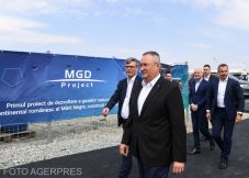 Ciucă: történelmi pillanat a földgázkitermelés elkezdése Midiánál