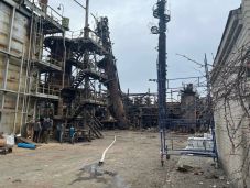 A kremencsuki olajfinomító elleni támadásról számolt be az orosz katonai szóvivő