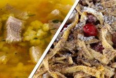 Reszelttészta leves és mákos-diós laska a hétvégére