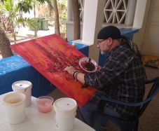 Szenegálban mutatkozott be Balog István nagyenyedi képzőművész