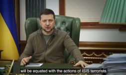 Zelenszkij az Iszlám Államhoz hasonlította Oroszországot
