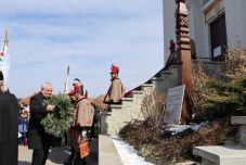 Kopjafát avattak a hősi halottak emlékére Szilágyerkeden 