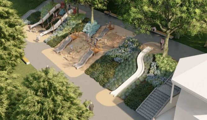 Gyerekparadicsomot alakítanak ki, innovatív játszótereket építenek Sepsiszentgyörgyön