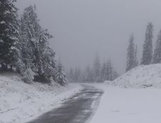 Hunyad megye hegyvidéki területein is leesett az első hó